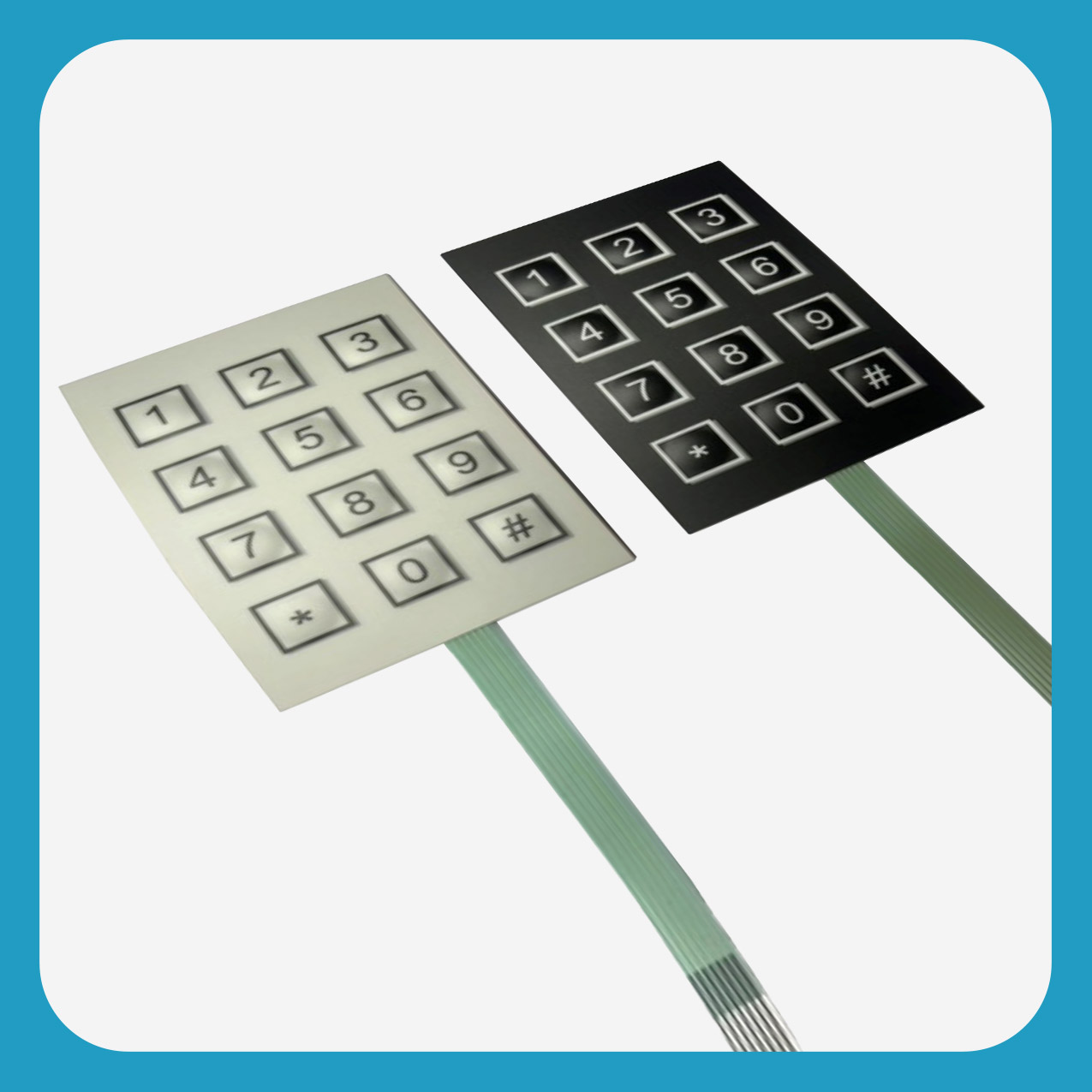 Standard-membrane-keyboards